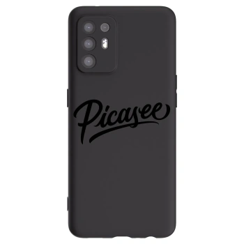 Picasee crna silikonska maskica za OPPO A94 5G - Picasee - old logo - black