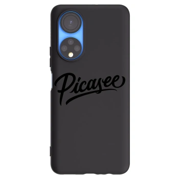 Picasee crna silikonska maskica za Honor X7 - Picasee - old logo - black