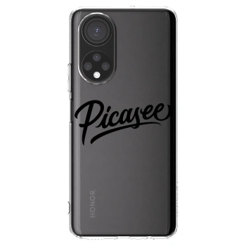 Picasee silikonska prozirna maskica za Honor X7 - Picasee - old logo - black