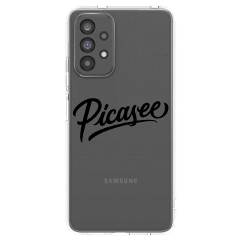 Picasee silikonska prozirna maskica za Samsung Galaxy A73 5G - Picasee - old logo - black