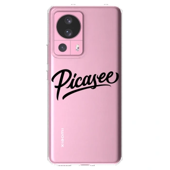 Picasee silikonska prozirna maskica za Xiaomi 13 Lite - Picasee - old logo - black