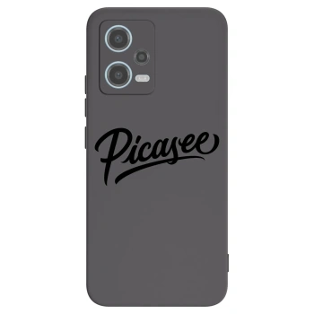 Picasee crna silikonska maskica za Xiaomi Redmi Note 12 5G - Picasee - old logo - black