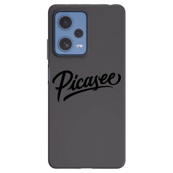 Picasee crna silikonska maskica za Xiaomi Redmi Note 12 Pro 5G - Picasee - old logo - black