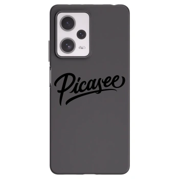 Picasee crna silikonska maskica za Xiaomi Redmi Note 12 Pro+ 5G - Picasee - old logo - black