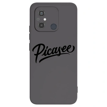 Picasee crna silikonska maskica za Xiaomi Redmi 12C - Picasee - old logo - black