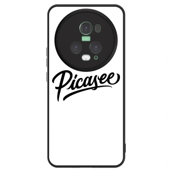 Maskica za Honor Magic5 Pro - Picasee - old logo - black