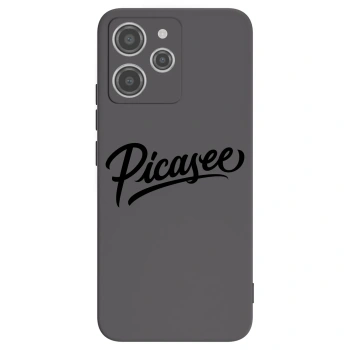 Picasee crna silikonska maskica za Xiaomi Redmi 12 4G - Picasee - old logo - black