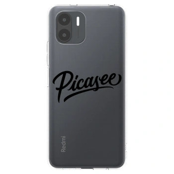 Picasee silikonska prozirna maskica za Xiaomi Redmi A2 - Picasee - old logo - black