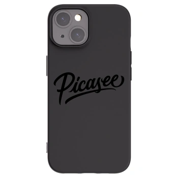 Picasee crna silikonska maskica za Apple iPhone 15 - Picasee - old logo - black
