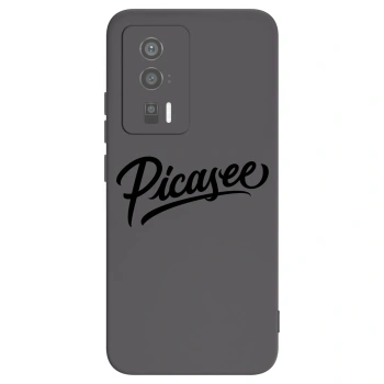 Picasee crna silikonska maskica za Xiaomi Poco F5 Pro 5G - Picasee - old logo - black