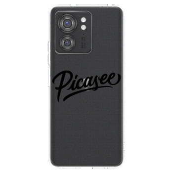Picasee silikonska prozirna maskica za Motorola Edge 40 - Picasee - old logo - black