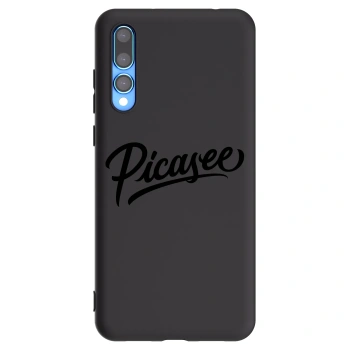 Picasee crna silikonska maskica za Huawei P20 Pro - Picasee - old logo - black