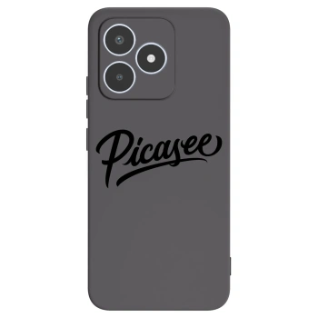 Picasee crna silikonska maskica za Realme C53 - Picasee - old logo - black