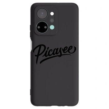 Picasee crna silikonska maskica za Honor X7a - Picasee - old logo - black