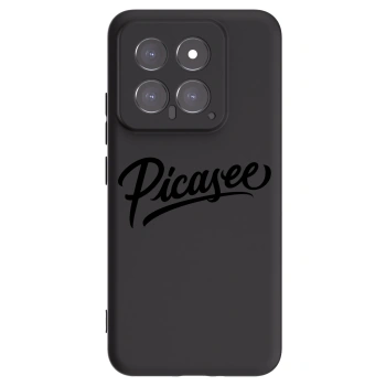 Picasee crna silikonska maskica za Xiaomi 14 - Picasee - old logo - black