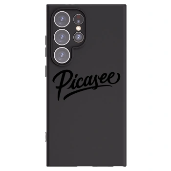 Picasee crna silikonska maskica za Samsung Galaxy S24 Ultra S928B 5G - Picasee - old logo - black