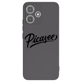 Picasee crna silikonska maskica za Xiaomi Redmi 12 5G - Picasee - old logo - black