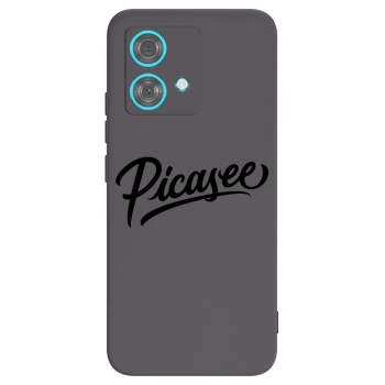 Picasee crna silikonska maskica za Motorola Edge 40 Neo - Picasee - old logo - black