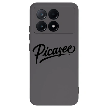 Picasee crna silikonska maskica za Xiaomi Poco X6 Pro - Picasee - old logo - black
