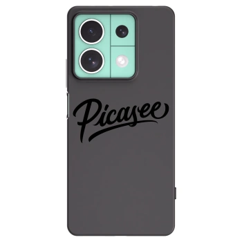 Picasee crna silikonska maskica za Xiaomi Redmi Note 13 5G - Picasee - old logo - black