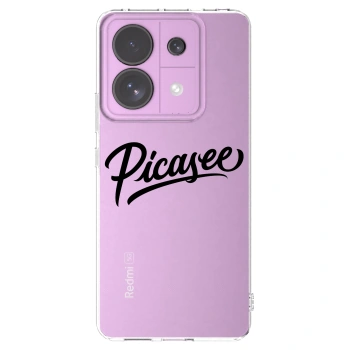 Picasee silikonska prozirna maskica za Xiaomi Redmi Note 13 Pro 5G - Picasee - old logo - black