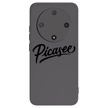 Picasee crna silikonska maskica za Honor Magic6 Lite 5G - Picasee - old logo - black