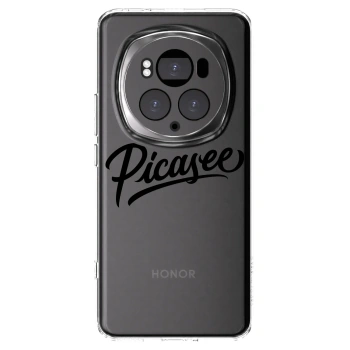 Picasee silikonska prozirna maskica za Honor Magic6 Pro - Picasee - old logo - black