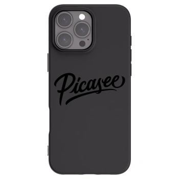 Picasee crna silikonska maskica za Apple iPhone 16 Pro Max - Picasee - old logo - black