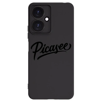 Picasee crna silikonska maskica za Xiaomi Redmi 13C 5G - Picasee - old logo - black