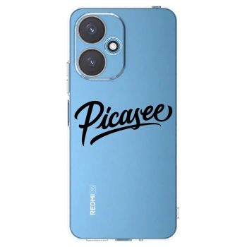 Picasee silikonska prozirna maskica za Xiaomi Redmi 13C 5G - Picasee - old logo - black