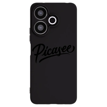 Picasee crna silikonska maskica za Xiaomi Redmi 13 4G - Picasee - old logo - black