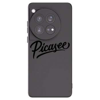 Picasee crna silikonska maskica za OnePlus 12 5G - Picasee - old logo - black