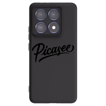Picasee crna silikonska maskica za Xiaomi 14T Pro - Picasee - old logo - black