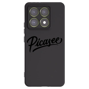 Picasee crna silikonska maskica za Xiaomi 14T - Picasee - old logo - black