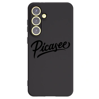 Picasee crna silikonska maskica za Samsung Galaxy S24 FE S721B - Picasee - old logo - black