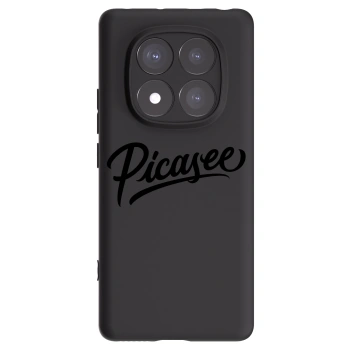 Picasee crna silikonska maskica za Xiaomi Redmi Note 14 Pro+ 5G - Picasee - old logo - black
