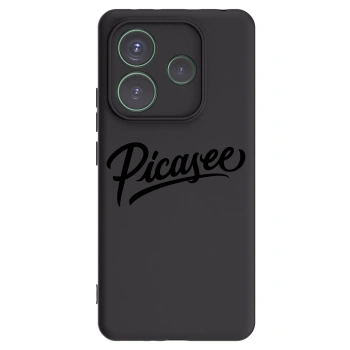 Picasee crna silikonska maskica za Xiaomi Redmi Note 14 5G - Picasee - old logo - black