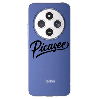 Picasee silikonska prozirna maskica za Xiaomi Redmi 14C - Picasee - old logo - black