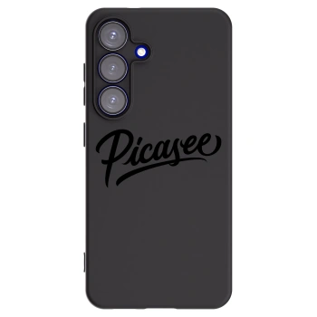 Picasee crna silikonska maskica za Samsung Galaxy S25 5G - Picasee - old logo - black