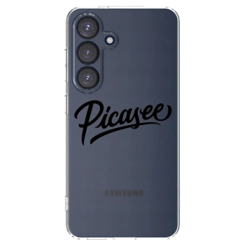 Picasee silikonska prozirna maskica za Samsung Galaxy S25 5G - Picasee - old logo - black