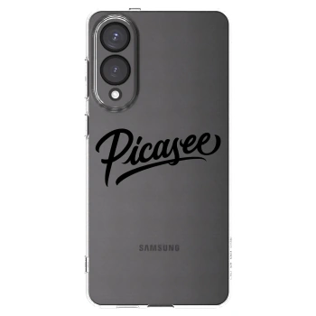 Picasee silikonska prozirna maskica za Samsung Galaxy S25 Edge 5G - Picasee - old logo - black