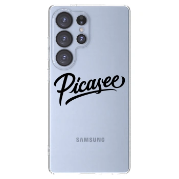 Picasee silikonska prozirna maskica za Samsung Galaxy S25 Ultra 5G - Picasee - old logo - black