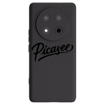 Picasee crna silikonska maskica za Honor Magic7 Lite 5G - Picasee - old logo - black