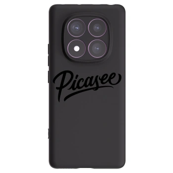 Picasee crna silikonska maskica za Xiaomi Redmi Note 14 Pro 4G - Picasee - old logo - black