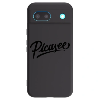 Picasee crna silikonska maskica za Google Pixel 8a - Picasee - old logo - black