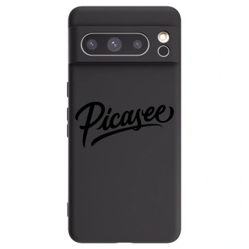 Picasee crna silikonska maskica za Google Pixel 8 Pro - Picasee - old logo - black