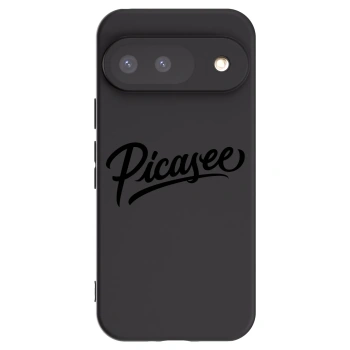 Picasee crna silikonska maskica za Google Pixel 9 - Picasee - old logo - black