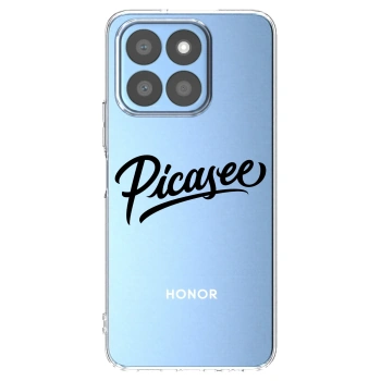 Picasee silikonska prozirna maskica za Honor X8c - Picasee - old logo - black