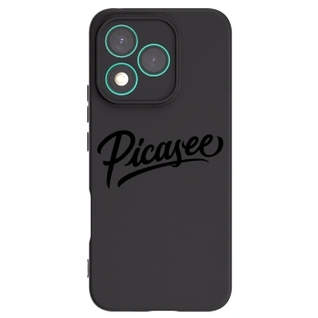 Picasee crna silikonska maskica za Honor 400 Lite 5G - Picasee - old logo - black