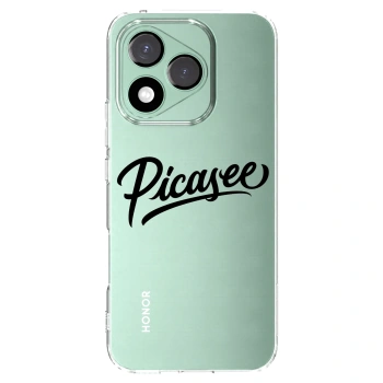 Picasee silikonska prozirna maskica za Honor 400 Lite 5G - Picasee - old logo - black